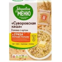 Каша 3 злака с нутом "Суворовская каша" К400гр. "Здоровое меню"
