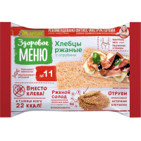 Хлебцы ржаные "Здоровое меню" 90 гр. № 11