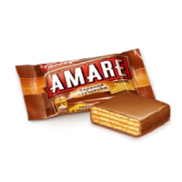 Конфета 1551 вафельная "АМАРЕ" со вк.варен.сгущ. в молочн.шоколаде 1,5кг.