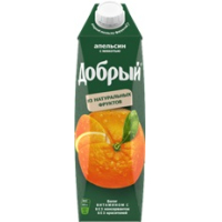 Добрый 1л.Апельсиновый нектар 50% ДП