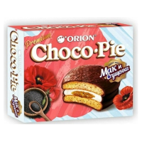 Мучное кондитерское изделие в глазури ("Мак") "Choco Pie Poppy" 12шт*30гр.