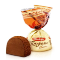 Конфеты 150 "Трюфели шоколадные посып.темным какао" 2кг.