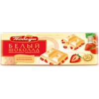 Шоколад 1020 "Белый с клубникой" 100г/20шт