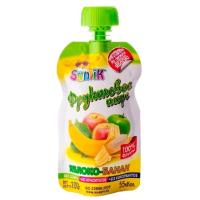 Фруктовое пюре яблоко-банан Suntik 100гр.