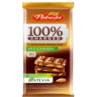 Шоколад 1132 Молочный без добавл.сах с цельным миндалем"Чаржед" 90г/12шт