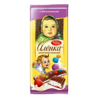Шоколад Аленка с начинкой с веселинками 1/87