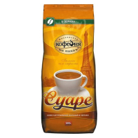 Кофе в зернах 500 гр.пак.СУАРЕ натуральный жареный с кофеином