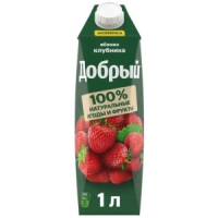 Добрый 1л.Напиток сокосодерж.из яблок,бананов и манго,обогащ.провит.А "Банановый микс" 35% ДП