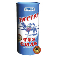 Соль пищевая в тубах 200 гр.йодированная  Омега