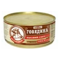 Говядина туш.325гр.в/с КраснаяЛента ГОСТ Семейный Бюджет