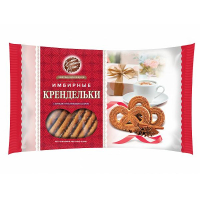 Печ.сдоб.КРЕНДЕЛЬКИ ИМБИРНЫЕ COFFEE TIME с корицей и тростн.сахаром 320*7