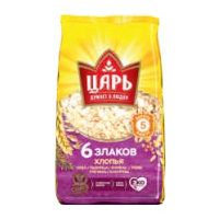 Хлопья 6 злаков "Царь" П 400гр.