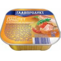 Паштет нежн.95гр.с курин печенью Главпродукт Ламистр