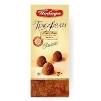 Конфеты 050 "Трюфели шоколадные, посыпан.темным какао" 180г/21шт