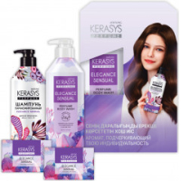 Подарочный набор ELEGANCE & SENSUAL (Шампунь 400 мл + Гель для душа 500 мл + Косм мыло)