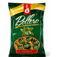 Конфеты вафельные "Bollero" с цельным фундуком в кокосовой стружке 400 гр.