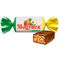 Конф.Медунок с орехом 6кг. глазиров.