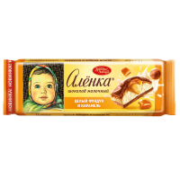 Шоколад Аленка с начинкой цельный фундук и карамель 1/165