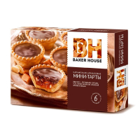 Мини-тарты 240 гр. карамель-арахис "Baker House"
