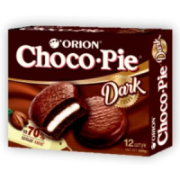 Мучное кондитерское изделие в глазури ("Дарк") "Choco Pie Dark" 12шт*30гр.