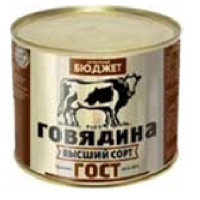 Говядина туш.в/с 500гр.Семейный Бюджет ГОСТ №12