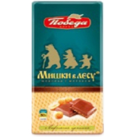 Шоколад 1105 "Мишки в лесу" с молоком и ваф.крошкой 80г/22шт