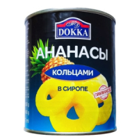 Ананас Шайба 850гр. ТМ "ДОККА"