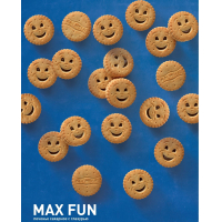 Печенье "Max fun" 3кг. с шоколадной начинкой