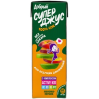 Добрый 0,2л. Напиток сокосод. из яблок,апельсина и манго "Aktive kid" обогащен.витамин.компл.