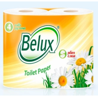 Т/бумага "BELUX" 4 шт. 2-сл. белая