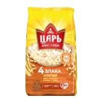 Хлопья 4 злака "Царь" П18 400 гр.