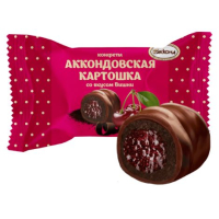 Аккондовская картошкасо вк.Вишни глазир. 3 кг. конфеты