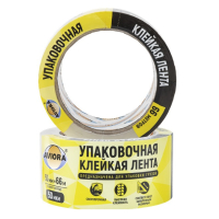 Лента упаков.клейкая прозрачн.,индивидуальн.упак,50мм*66м(50мкм) AVIORA