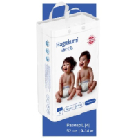 Подгузники HAGUKUMI 4-L 52 шт.(9-14кг)