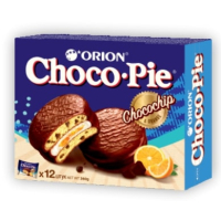 Мучное кондитерское изделие в глазури ("Чокочип") "Choco Pie Chocochip" 12шт*30гр.