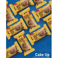 Кекс "CAKE UP" 50гр. мраморный с какао начинкой
