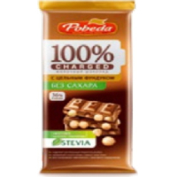 Шоколад 1131 Молочный без добавл.сах с цельным фундуком"Чаржед" 90г/12шт