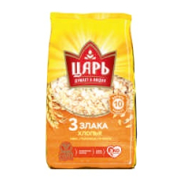 Хлопья 3 злака "Царь" П15 400 гр.