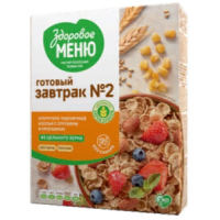 Хлопья кук.пшенич.№2 с отрубями и протеином из пророщеного зерна
