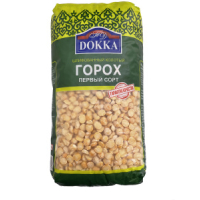 Крупа горох колотый 1 сорт 800 гр. ТМ "DOKKA"