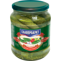 Огурчики 6-9 см.680 гр. хрустящие маринованные Главпродукт