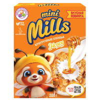 Кук.хл.медовые 200гр. обогащ.витаминами и железом "Mini Mills"