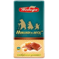 Шоколад 1105 "Мишки в лесу" с молоком и ваф.крошкой 80г/22шт