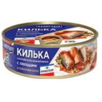 Килька балт.неразд. 240 гр. в том/с Балтийский Невод № 5