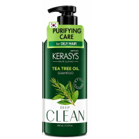 Kerasys Natural 400 мл Шампунь с МАСЛОМ ЧАЙНОГО ДЕРЕВА/TEA TREE OIL